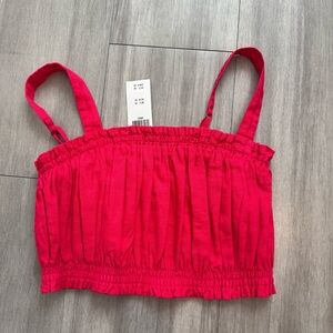 NWT Abercrombie and Fitch Bubble Crop Top